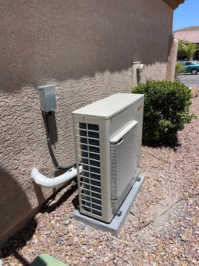 Residential air conditioning condenser unit in North Palm Beach